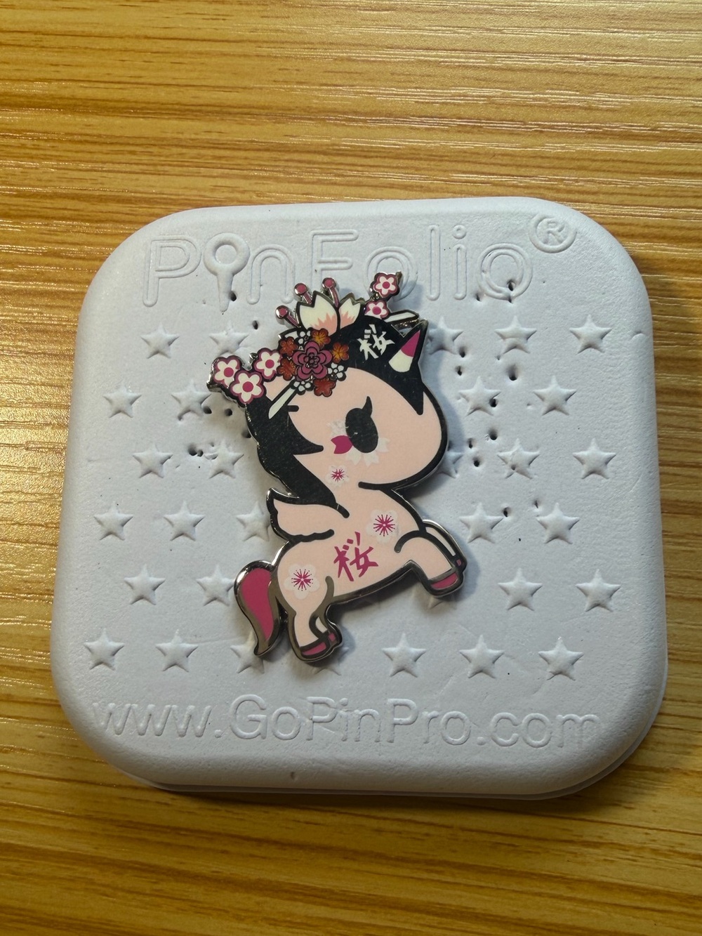 Tokidoki Unicorno Enamel Pin Cherry Blossom Sakurako Japanese Maiko